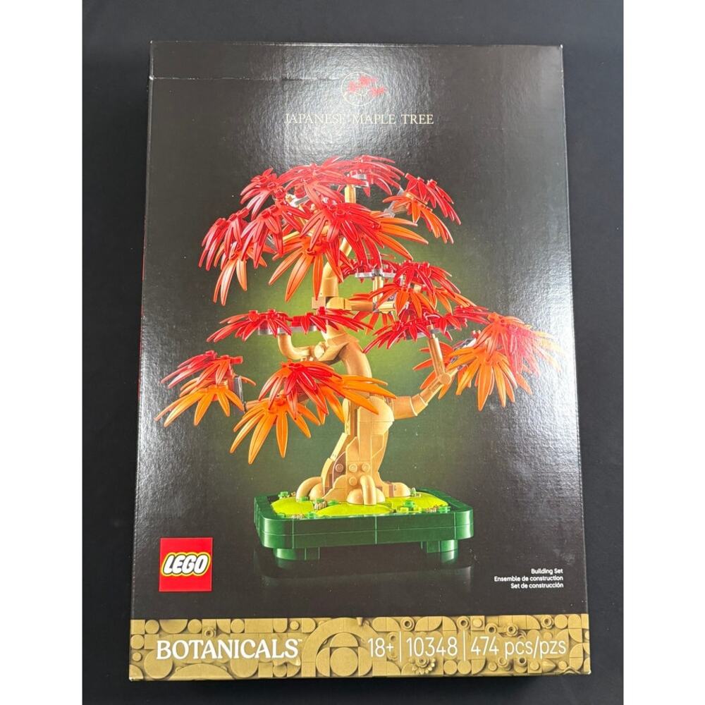 LEGO Botanicals Japanese Maple Tree Building Set 10348 FACTORY SEALED I